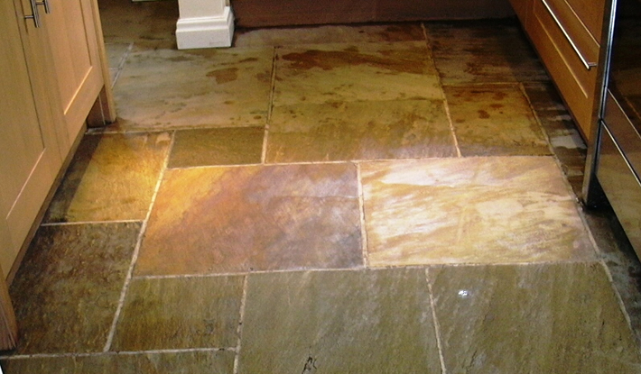 stone floor cleaning and sealing